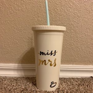 Miss to Mrs Kate Spade Reusable Cup